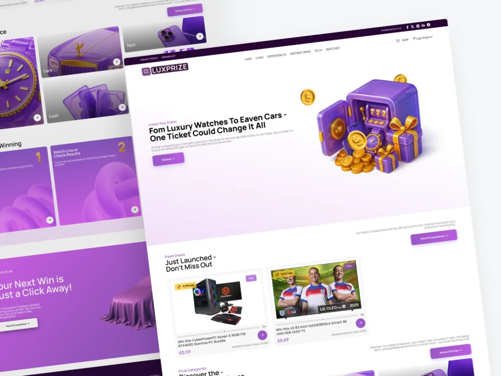 Frame33 Case Study: LuxPrize – Premium Auction Platform for Luxury Items Trinity DEV MALTA malta