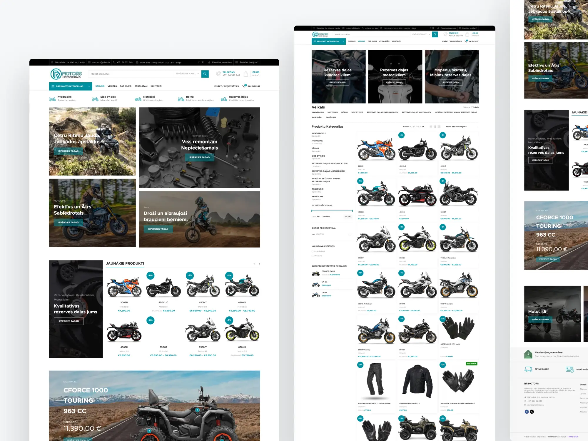 Frame64 Case Study: RR Motors – Modern Online Platform for Motorcycles, ATVs, and Parts Trinity DEV MALTA malta