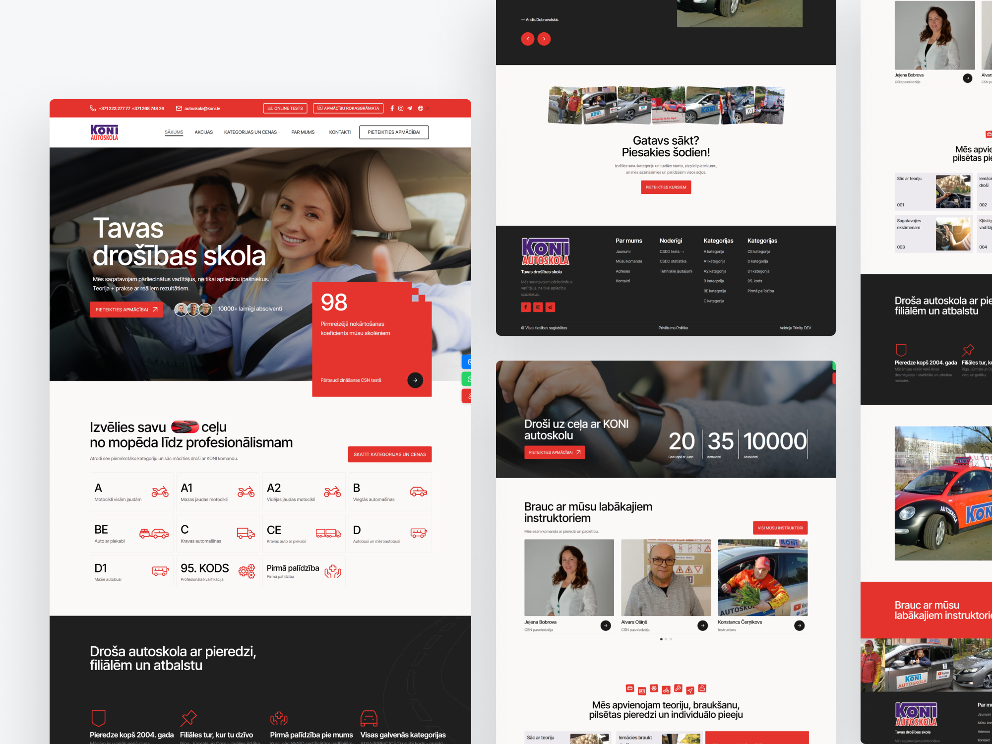 Frame 12 Case Study: KONI – Brand Identity & Interactive Portfolio Website for a Creative Agency Trinity DEV MALTA malta