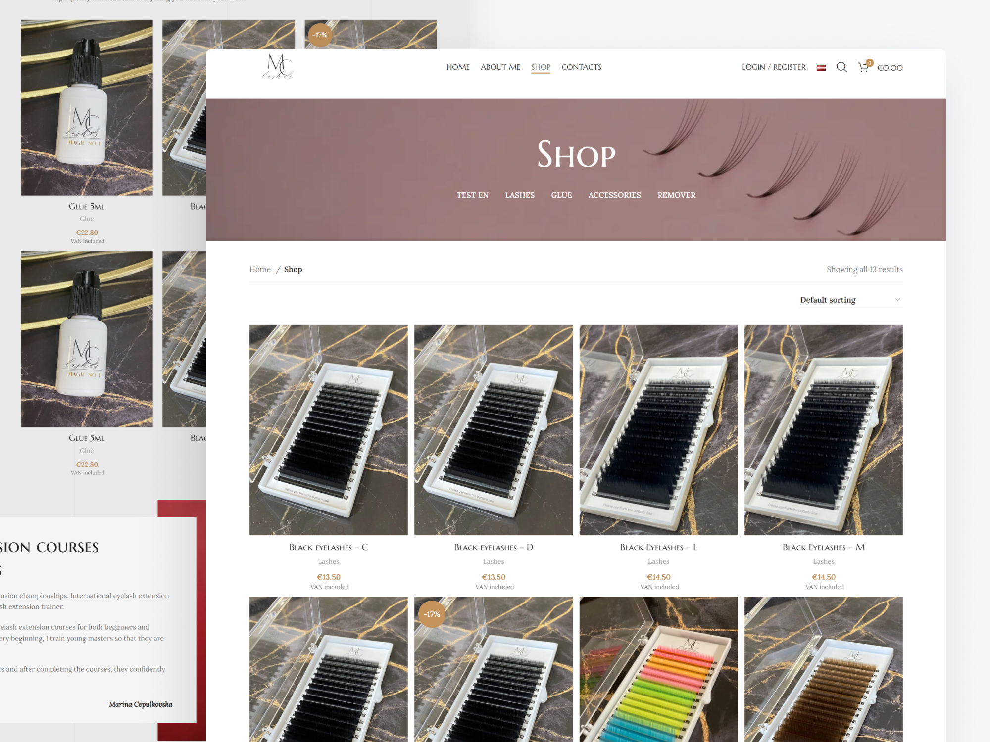 Frame 24 Case Study: MCLASHES – High-Conversion Beauty Service Website for Lash Artist Trinity DEV MALTA malta