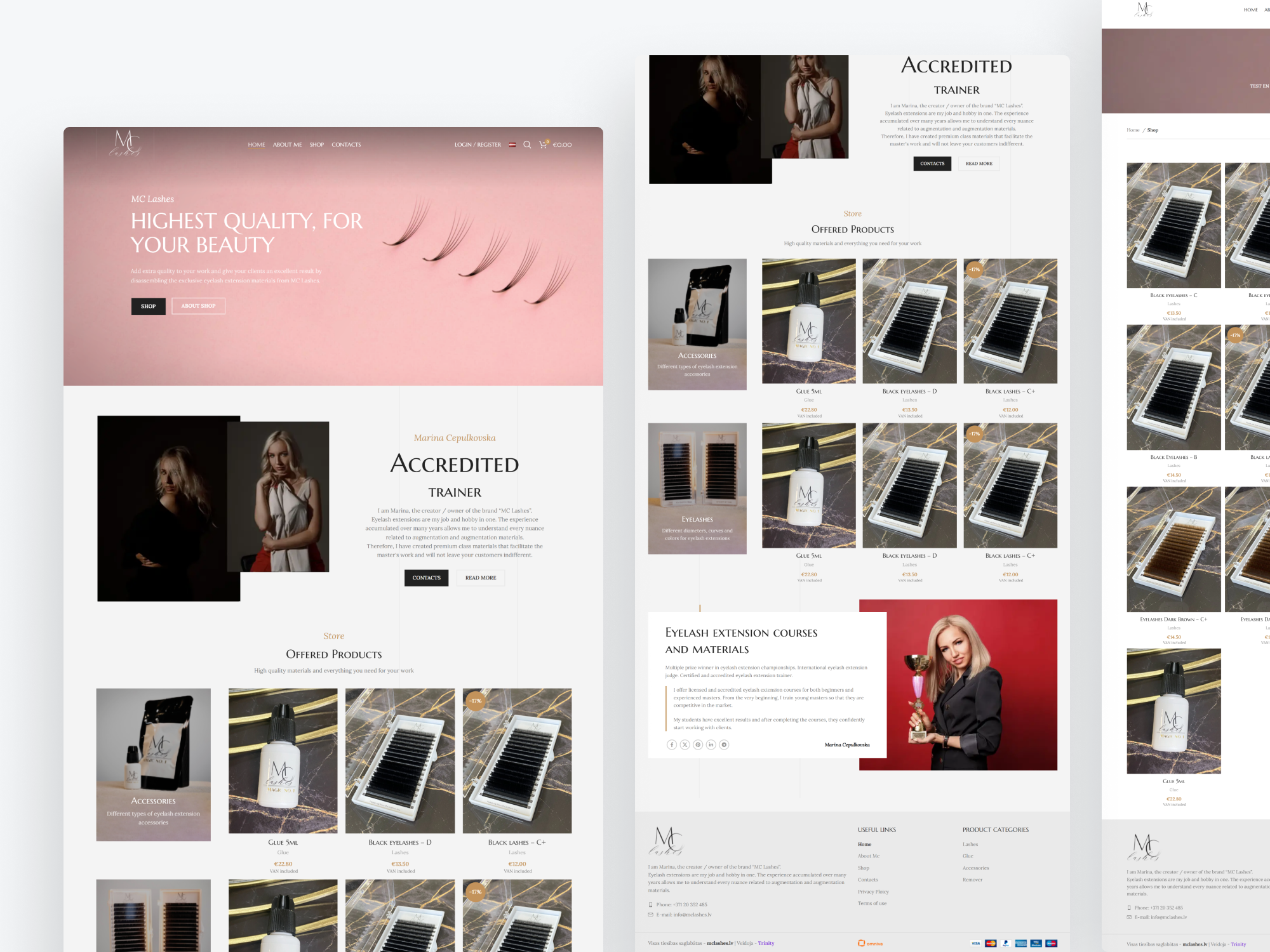 Frame 26 Case Study: MCLASHES – High-Conversion Beauty Service Website for Lash Artist Trinity DEV MALTA malta