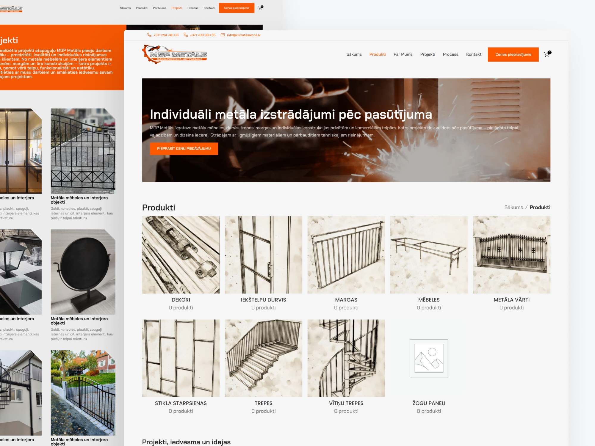 Frame 28 Case Study: MGPMETALS – Industrial Manufacturing & Construction Corporate Website Trinity DEV MALTA malta
