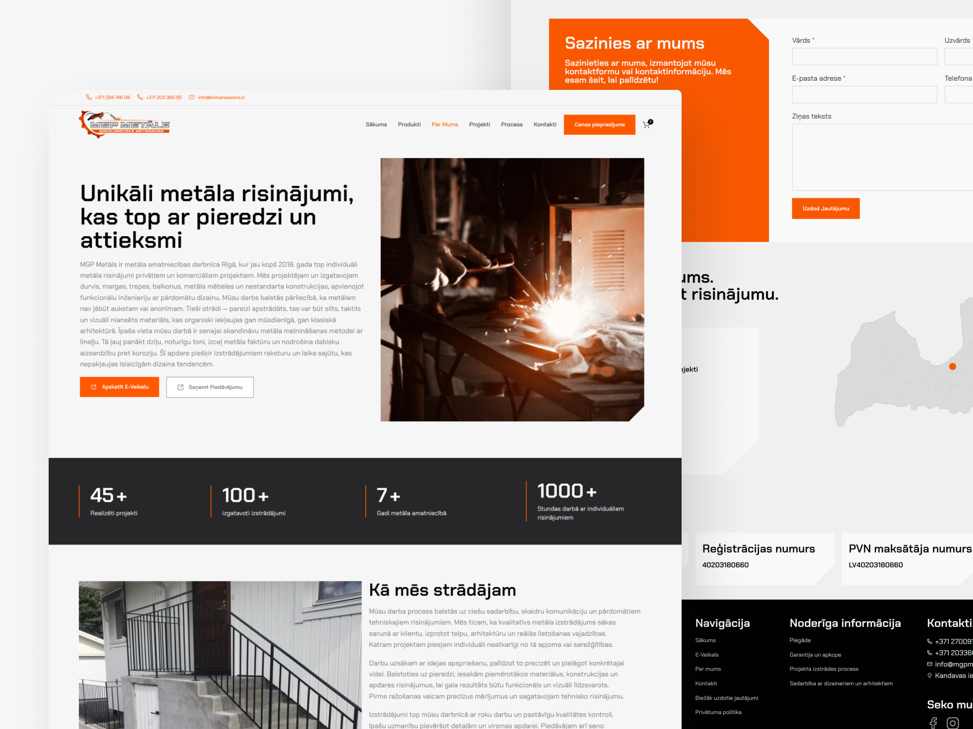 Frame 29 Case Study: MGPMETALS – Industrial Manufacturing & Construction Corporate Website Trinity DEV MALTA malta