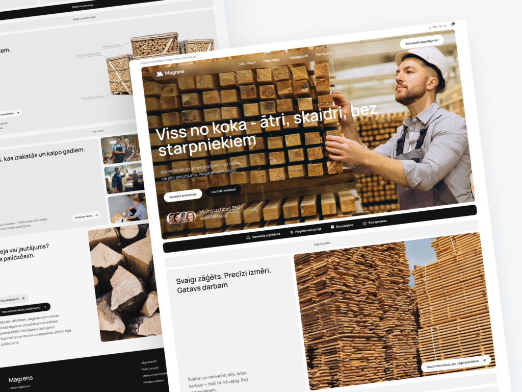 Frame 31 Case Study: MAGRENS – E-Commerce & Custom Manufacturing Website for Wood Products Trinity DEV MALTA malta