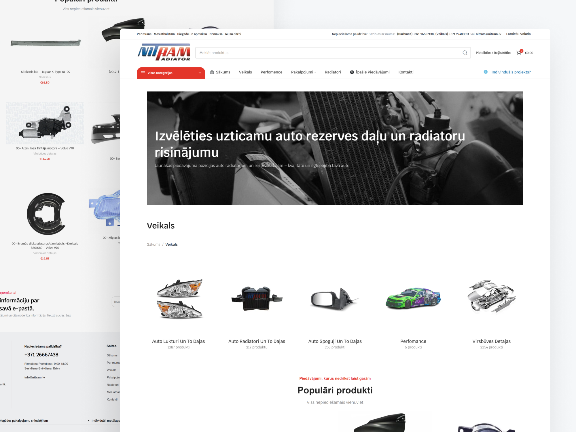 Frame 45 Case Study: NITRAM – Technical Automotive Parts & Service Hub for Radiator Specialists Trinity DEV MALTA malta