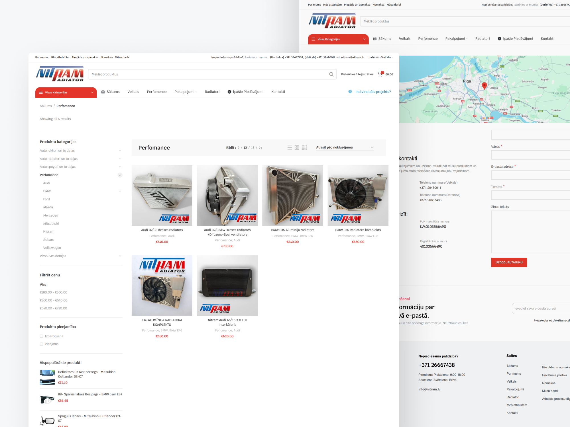 Frame 46 Case Study: NITRAM – Technical Automotive Parts & Service Hub for Radiator Specialists Trinity DEV MALTA malta