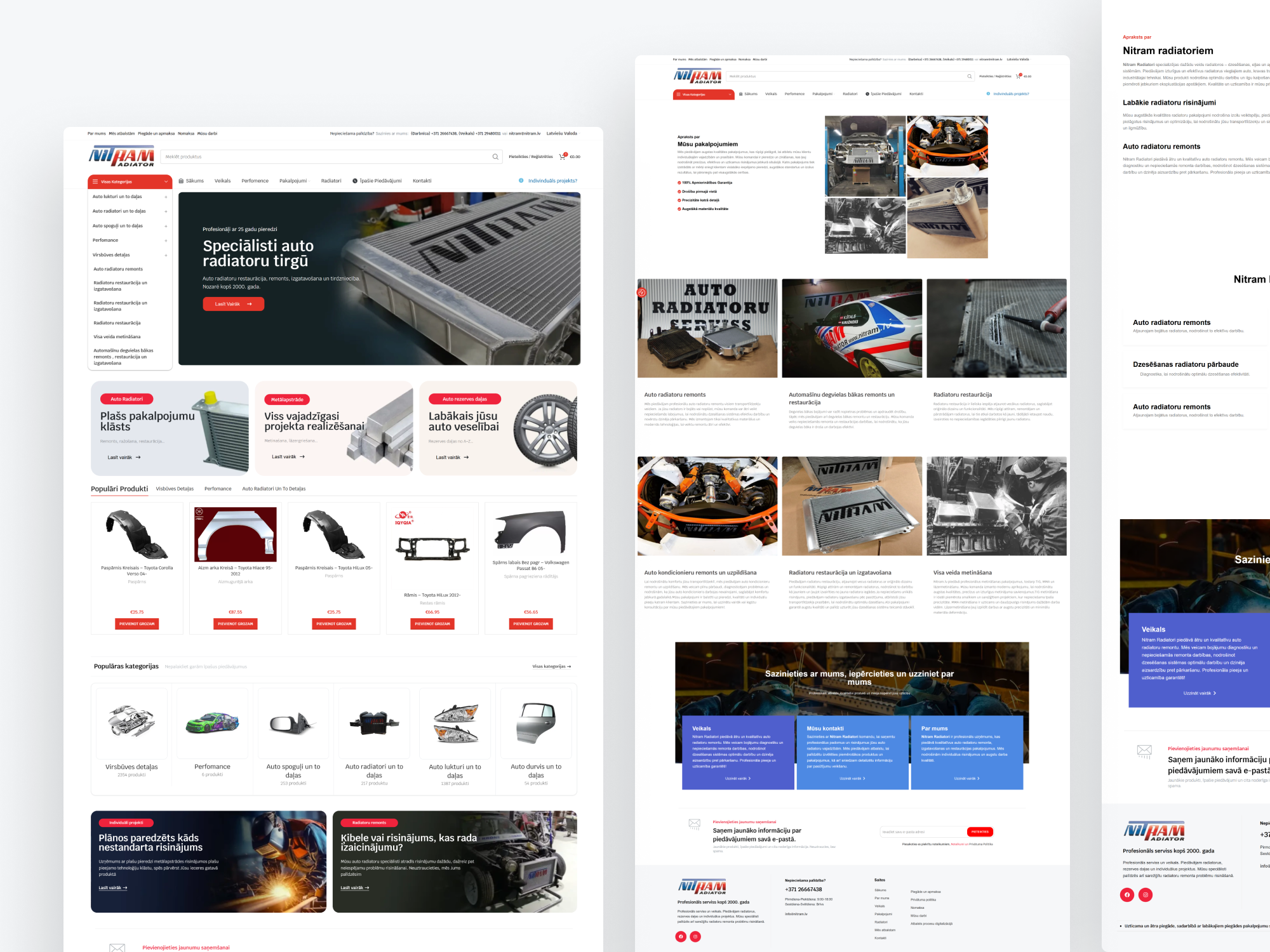 Frame 47 Case Study: NITRAM – Technical Automotive Parts & Service Hub for Radiator Specialists Trinity DEV MALTA malta