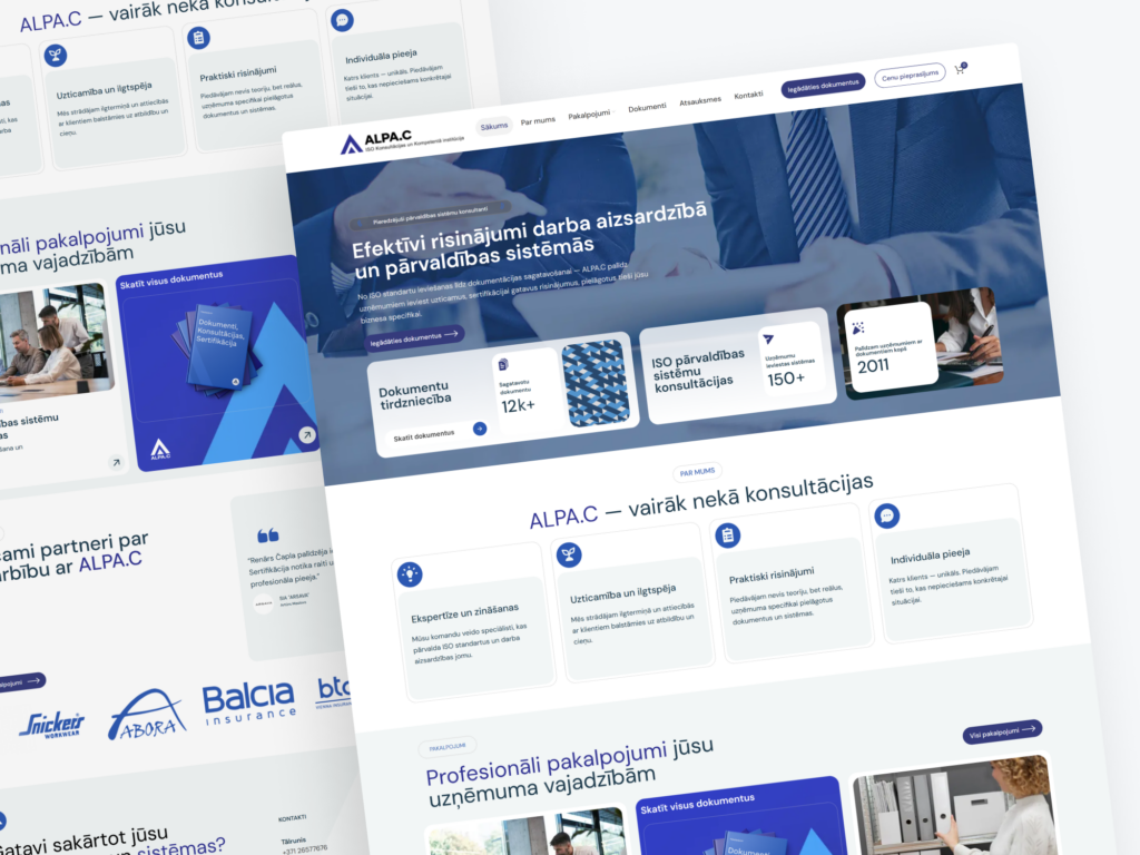 Frame 48 Case Study: ALPA.C – B2B Consulting & Document Marketplace Website for ISO Standards Trinity DEV MALTA malta