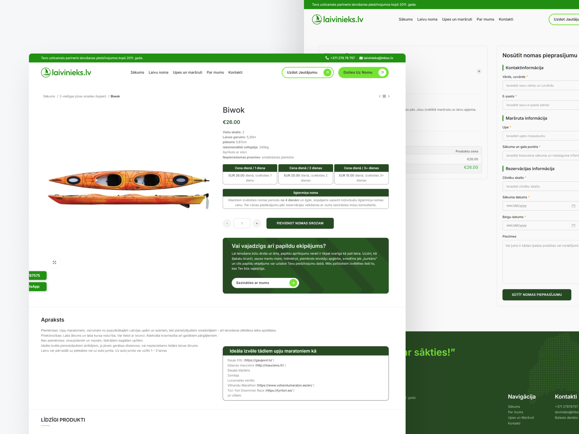 Frame 54 Case Study: Laivinieks – Watercraft & Gear Rental E-Commerce Platform Trinity DEV MALTA malta