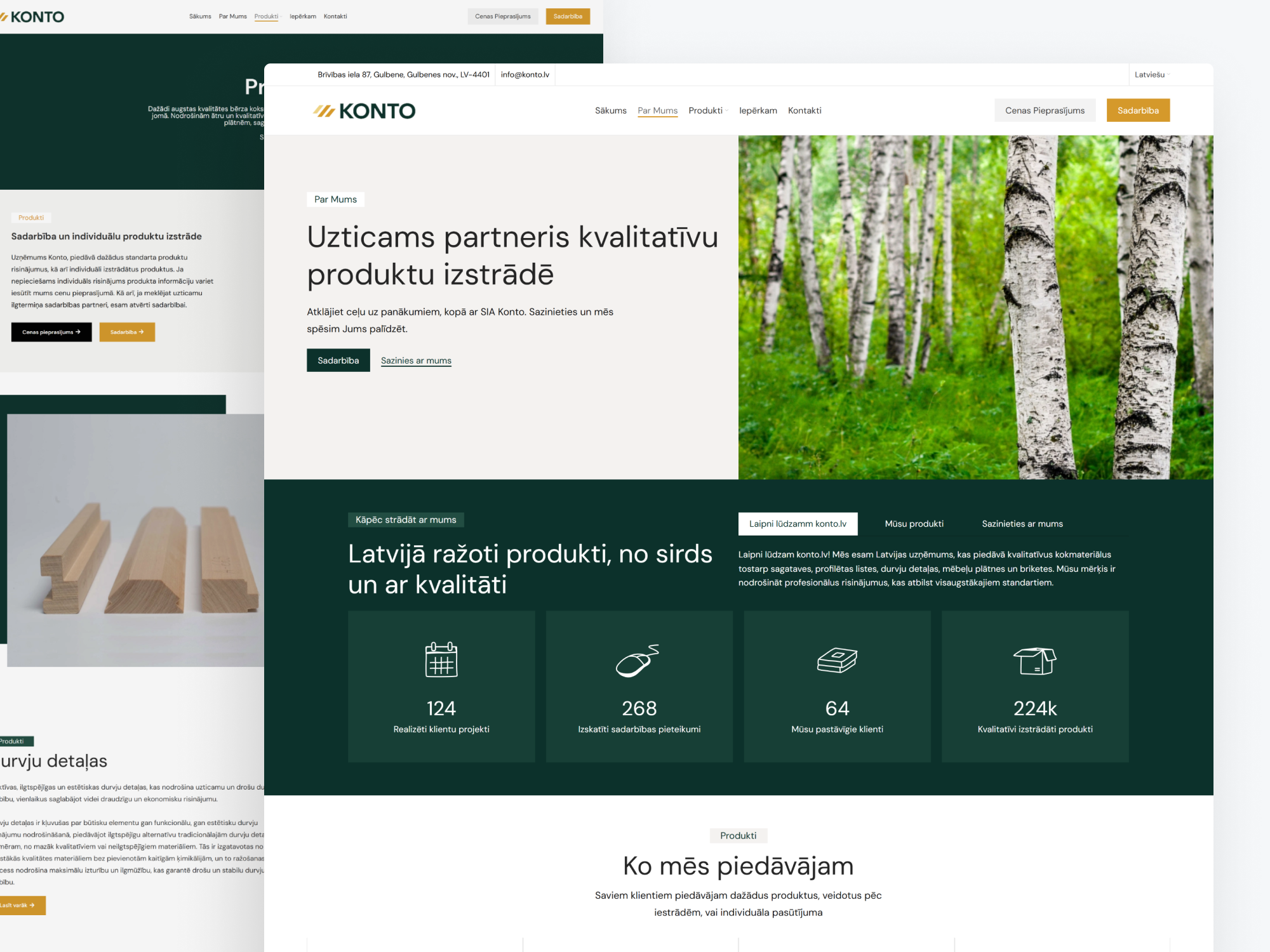 Frame 57 Case Study: KONTO – B2B-Focused E-Commerce Platform for Specialized Birch Wood Products & Briquettes Trinity DEV MALTA malta