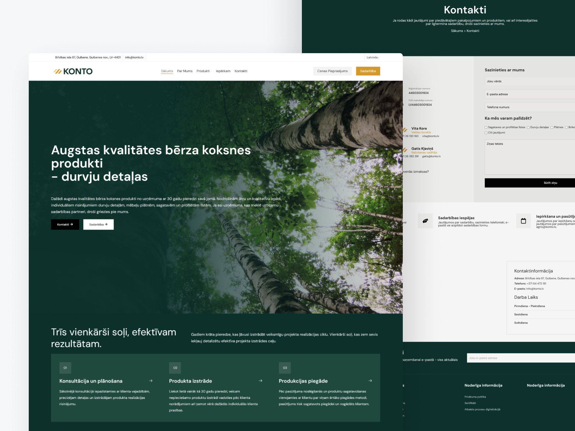 Frame 58 Case Study: KONTO – B2B-Focused E-Commerce Platform for Specialized Birch Wood Products & Briquettes Trinity DEV MALTA malta