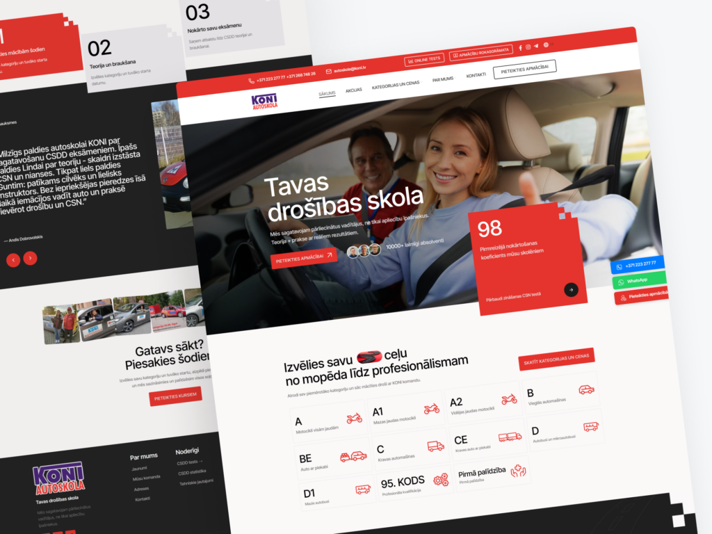 Frame 9 Case Study: KONI – Brand Identity & Interactive Portfolio Website for a Creative Agency Trinity DEV MALTA malta